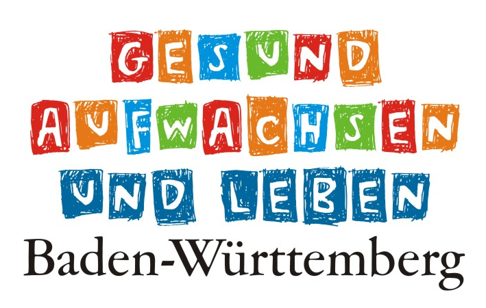 Logo der Landesinitiative Gesund aufwachsen und leben in Baden-Württemberg